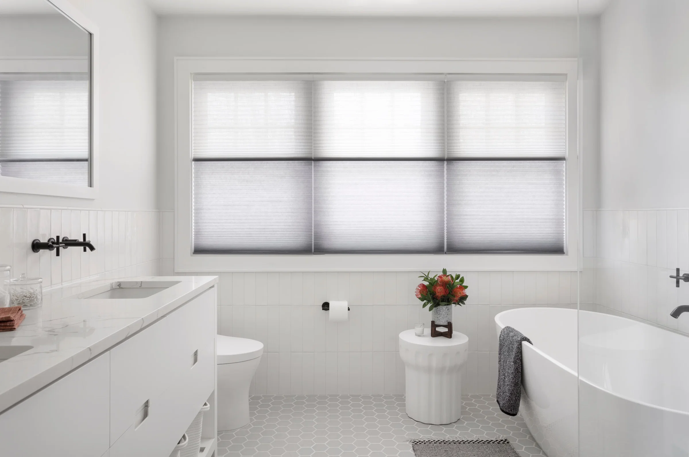 Honeycomb cellular shades for energy efficient custom windows